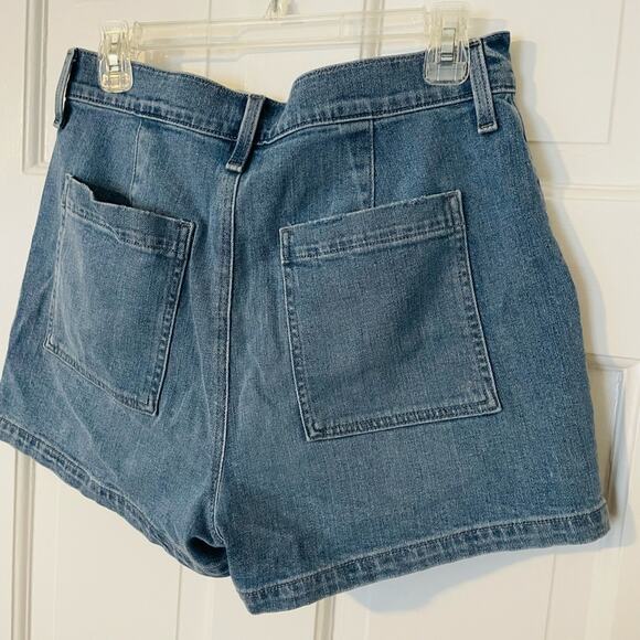 J Crew Utility High Rise Denim Shorts - Picture 6 of 8